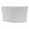 6 PACK 30 X 40CM BLANK PLAIN STRETCHED PAINTING ART ACRYLIC CANVAS WHITE SET