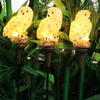2pcs LED Solar Light Owl Outdoor Lawn Stakes Lamp Home Garden Decoration UK