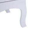 2 X Modern Country Style 2 Drawer Bedside Cabinet Tables White Sold as a PAIR