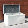 150 Litre Medium Size Plastic Indoor / Outdoor Garden Storage Chest / Shed