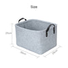 Large Ace Felt Storage Basket Closet Toy Hamper Laundry Bag Shelf Box Organizer