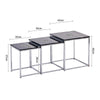 Nest of Tables Nested Tables Coffee Table Side End Table Nesting Living Room BN