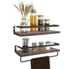 2PCS Industrial Vintage Chic Retro Wall Shelf Unit Storage Display Long Shelving