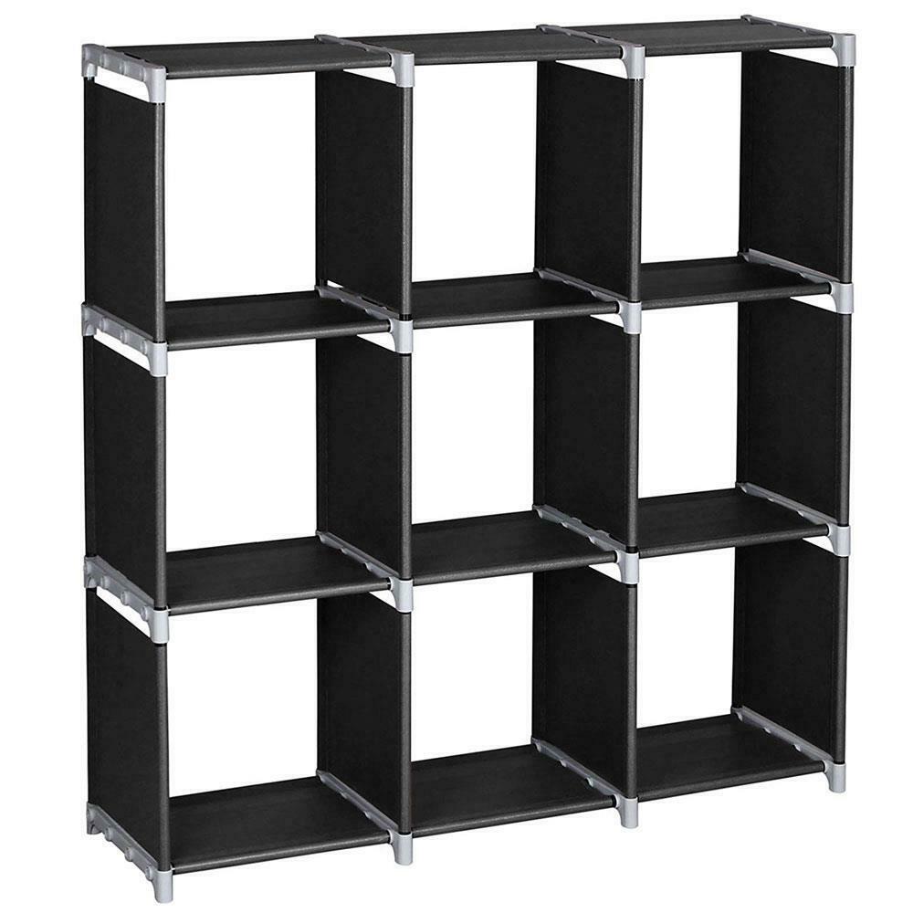 6,9 Cube Bookcase Shelving Display Shelf Storage Unit Home Organizer UK Stock