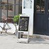 Wooden A Board Chalkboard Sandwich Pavement Menu Board Cafe Wedding Xmas 110cm