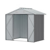 Metal Garden Shed Outdoor Tools Equipments Storage House Shed with Safety Latch