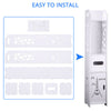 Wooden Bathroom Shelf Cabinet Cupboard White Bedroom Storage Unit Free Standing