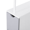 Bathroom Cabinet Side Tall Storage Unit Shelf Cupboard Drawer White