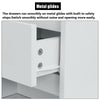 Modern Bedside Table Cabinet 2/3/4 Chest of Drawers Storage Nightstand Bedroom