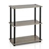 Furinno Turn-N-Tube 3-Tier Compact Multipurpose Shelf Display Rack Bookshelf