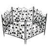 Pack Of 5 Decorative Garden Fence Border Screen Set Finish Edging Covers Durable