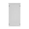 White, Grey Crisp Small Toilet Cleaning Product Storage Tidy Box Unit Bathroom