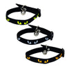 3 X Cat Collar Adjustable Reflective Hi Vis Bright Eye & Jingle Bell Pet Kitten