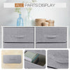 8-Drawers 4-Tier Fabric Chest of Drawer Bedroom Furniture Hallway Storage Grey