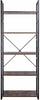 Bookshelf Shelving 5 Tier Ladder Plant Stand Storage Rack Unit Metal Frame Home