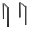 2PC Metal Industrial Table Legs Square for Bench Coffee Table Furniture Holders