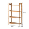 3/4/5 Tier Bookcase Shelving Unit Wood Bookshelf Free Standing Storage Display