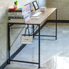 Folding Computer Desk Office Desk Wooden Foldable Study Table Laptop Home Office