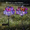 Set of 4 Solar Power LED Butterfly Stake Lights Garden Lights Outdoor Lawn Lamp