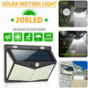 4X Solar Powered 108LED PIR Motion Sensor Security Garden Outdoor Wall Light