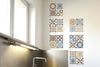 Walplus Tile Azulejo Tiles Wall Sticker Decal (Size: 20cm x 20cm @ 12pcs)