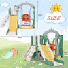 5 in 1 Kids Swing Slide & Climber Set Toddler Baby Indoor Outdoor Playground Toy