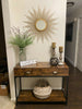 Industrial Console Table Vintage Rustic Sofa Table Sideboard Slim Cabinet Unit