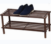WOODEN SLATED SHOE RACK STAND HOLDER ORGANIZER LIGHT WEIGHT 2 / 3 / 4 TIER