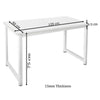 Home Office Computer Desk Study PC Writing Table Workstation Shelf Furniture UK