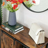 Industrial Style Storage Cabinet Slim Cupboard Unit Small Sideboard Vintage Wood