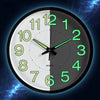 30CM Large Luminous Wall Clocks Glow In The Dark Silent Home Digital Clock Decor