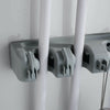 Mop Rack Wall Mounted Brush Broom Holder Hanger Organizer Storage Cleaning Tool