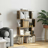 4 Tier Display Wooden Bookcase Rustic S Shape Shelf Storage Bookshelf Furniture
