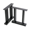 2pcs Industrial Steel Table Legs Box Trapezium X Shape A Frame Bench Coffee Desk