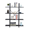 Tier Ladder Shelf Bookcase Wood Storage Rack Home Office Book Holder Shelves NEW