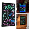 LED Writing Board Drawing Message Flashing Erasable Home Neon Sign Box Kids Toys