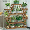 Large Sized Tough Stable Flower Pots Storage Shelf 8Tier Stable Plant Rack Stand