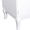 TV Stand High Gloss Unit Corner Table Storage Display Shelves With Drawer White