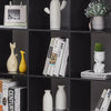 Black Storage Cube Shelf Bookcase Wooden Display Unit Organiser Furniture