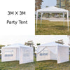 3X3M Heavy Duty Gazebo For Garden Canopy Outdoor Waterproof Party Tent Marquee