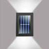 Super Bright LED Solar Powered Wall Light Door Fence Outdoor Garden Lighting UK