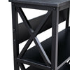 3 Tier Storage Shelf Hallway Console Table Display Stand Bookcase Shelving Unit