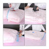12PCS LARGE VACUUM STORAGE BAGS SEAL VAC COMPRESSED SAVING SPACE 90x130CM