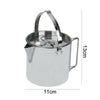 1.2L Outdoor Camping Hiking Picnic Cooking Set Pot & Lid Pan Cookware UK