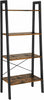 Vintage Industrial Bookcase Tall Storage Unit Rustic Cabinet Display Furniture