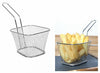 Round Mini Chip Pan Fryer Fries Serving Baskets With Handle Serving Dish