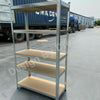 GALVANISED - 5 TIER METAL SHELVING UNIT STORAGE RACKING SHELVES GARAGE WAREHOUSE