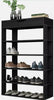 5-Tier Free Standing Shoe Rack, Soges 29.5 Inches Wooden Shoe Shelf, Entryway Sh