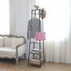 Industrial Vintage Garment Clothes Rail Metal Rack Home Hanging Storage Stand