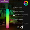 54cm Tall Colour Changing LED Floor Lamp Starlight Round Deco Tube Mood Light UN